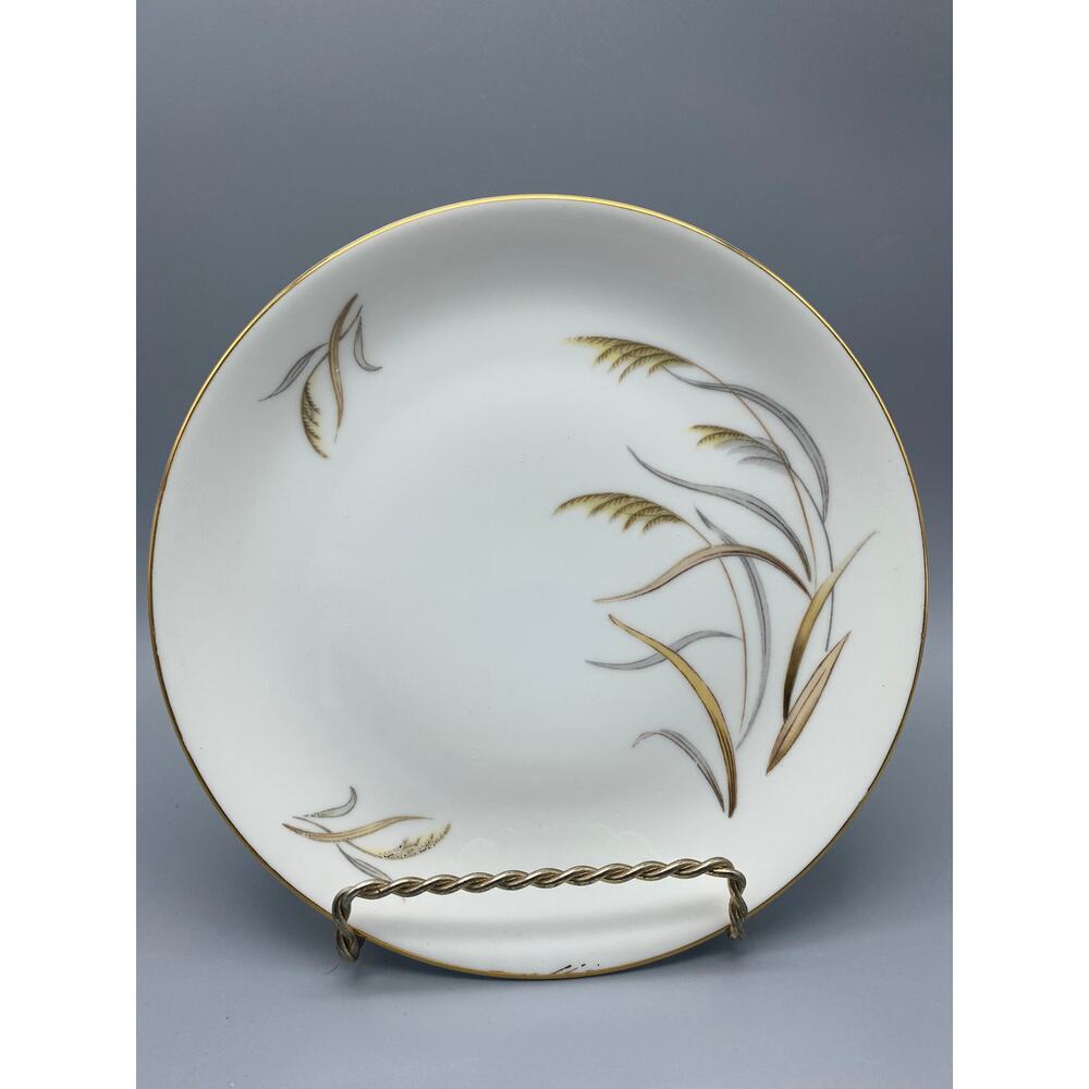 Rare Vintage Fine Bohemian China MCM WHEATFIELD 8‎ 7.25" Salad Plates Czech